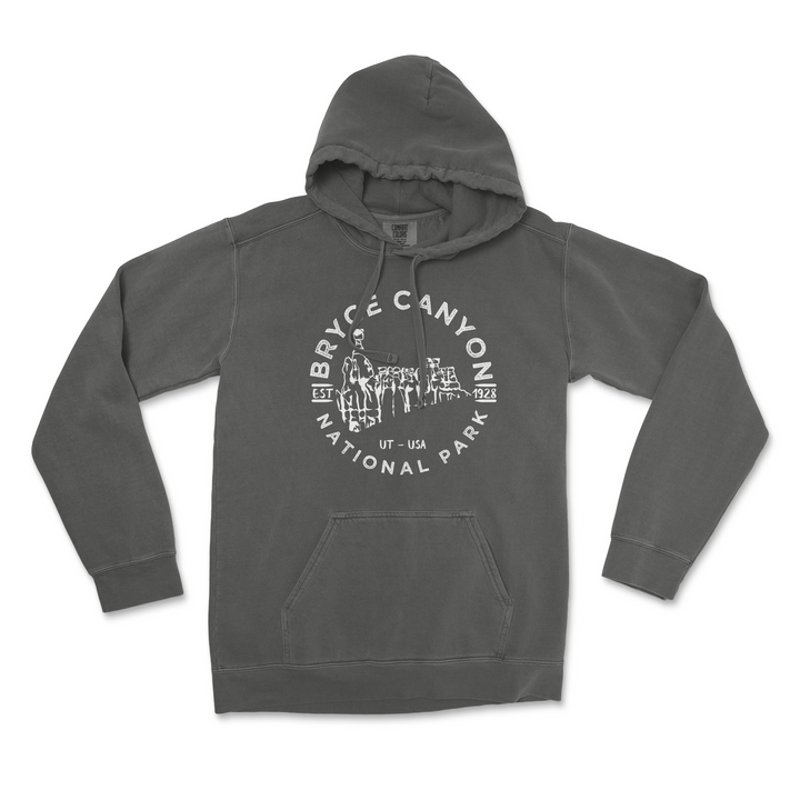 Bryce Canyon Valley National Park Comfort Colors Hoodie - S / Pepper - hoodie