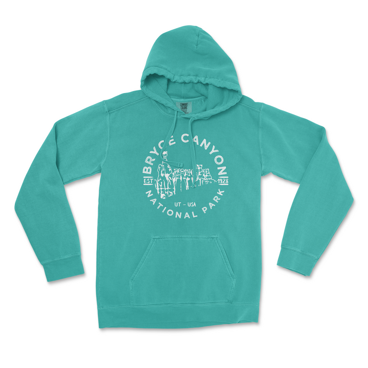 Bryce Canyon Valley National Park Comfort Colors Hoodie - S / Seafoam - hoodie