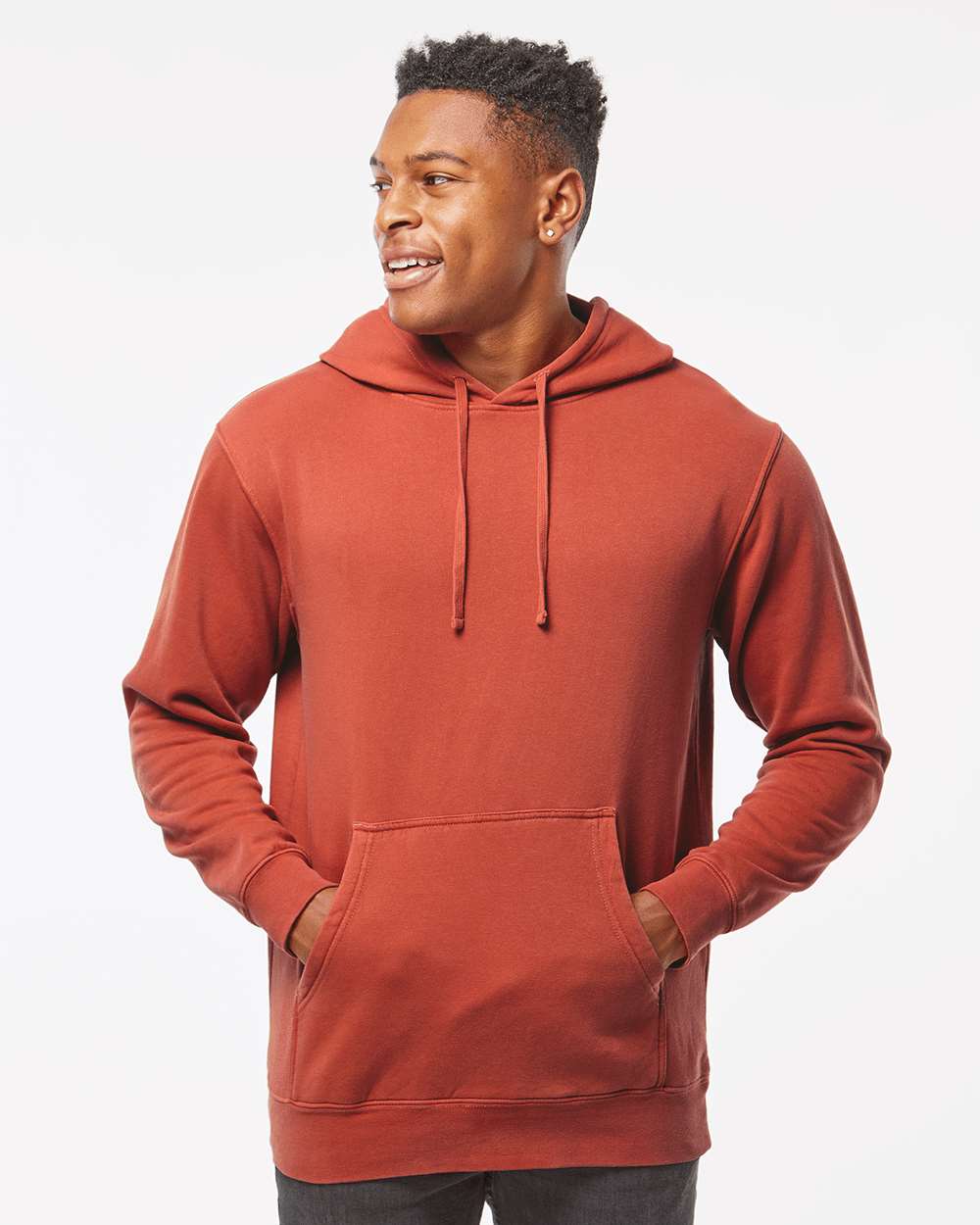 Independent Trading Co. Midweight Pigment-Dyed Hooded Sweatshirt PRM4500