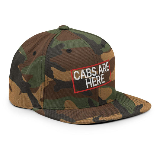 Cabs Are Here Bill Brim Snapback Hat
