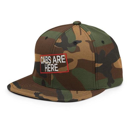 Cabs Are Here Bill Brim Snapback Hat