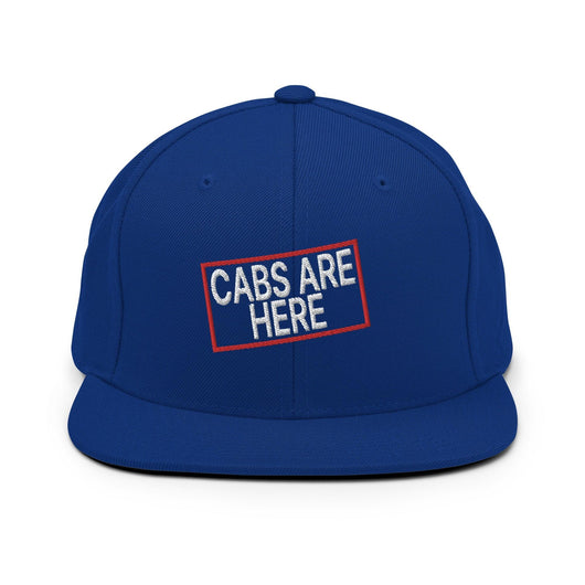 Cabs Are Here Bill Brim Snapback Hat - Royal Blue