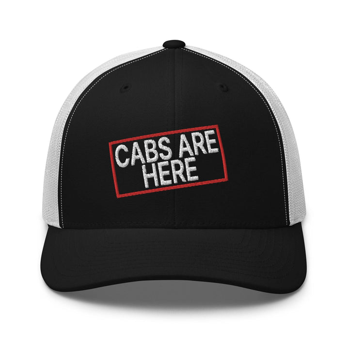 Cabs Are Here Retro Trucker Hat - Black/ White
