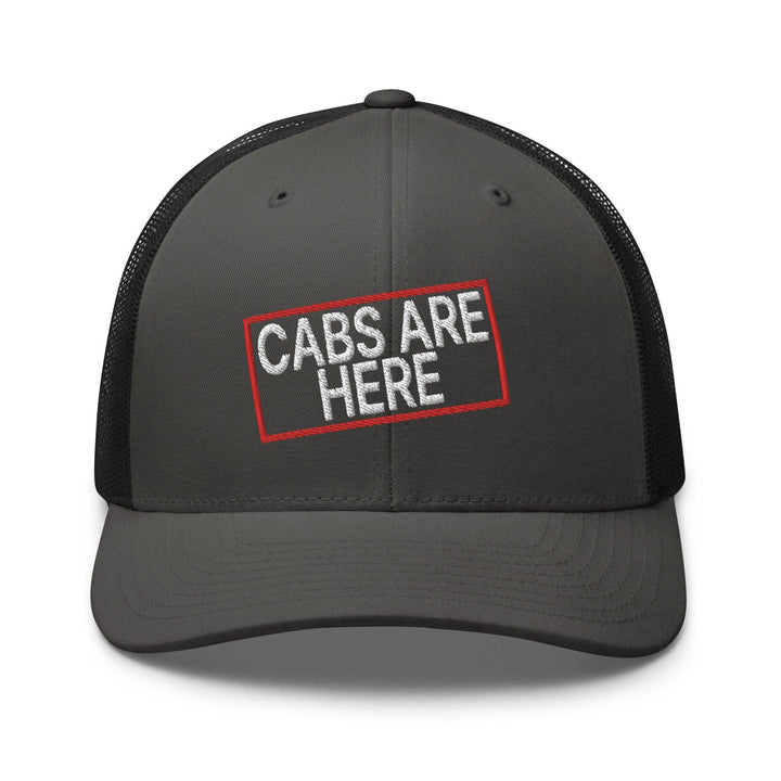 Cabs Are Here Retro Trucker Hat - Charcoal/ Black