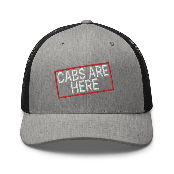 Cabs Are Here Retro Trucker Hat - Heather/ Black