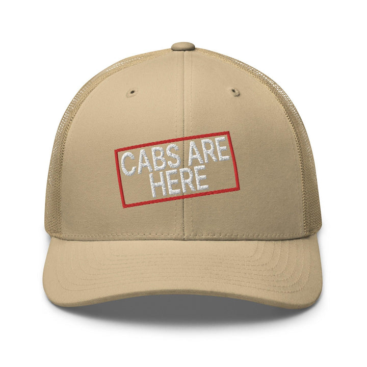 Cabs Are Here Retro Trucker Hat - Khaki