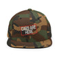 Cabs Are Here Bill Brim Snapback Hat - Green Camo - Headwear