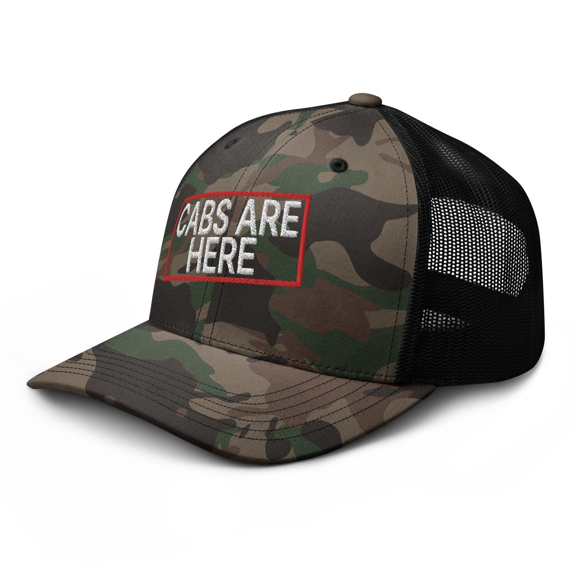 Cabs Are Here Camo Trucker Hat