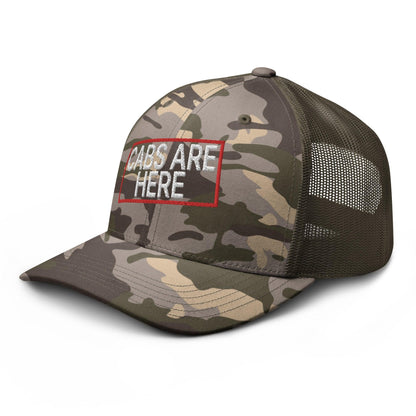 Cabs Are Here Camo Trucker Hat