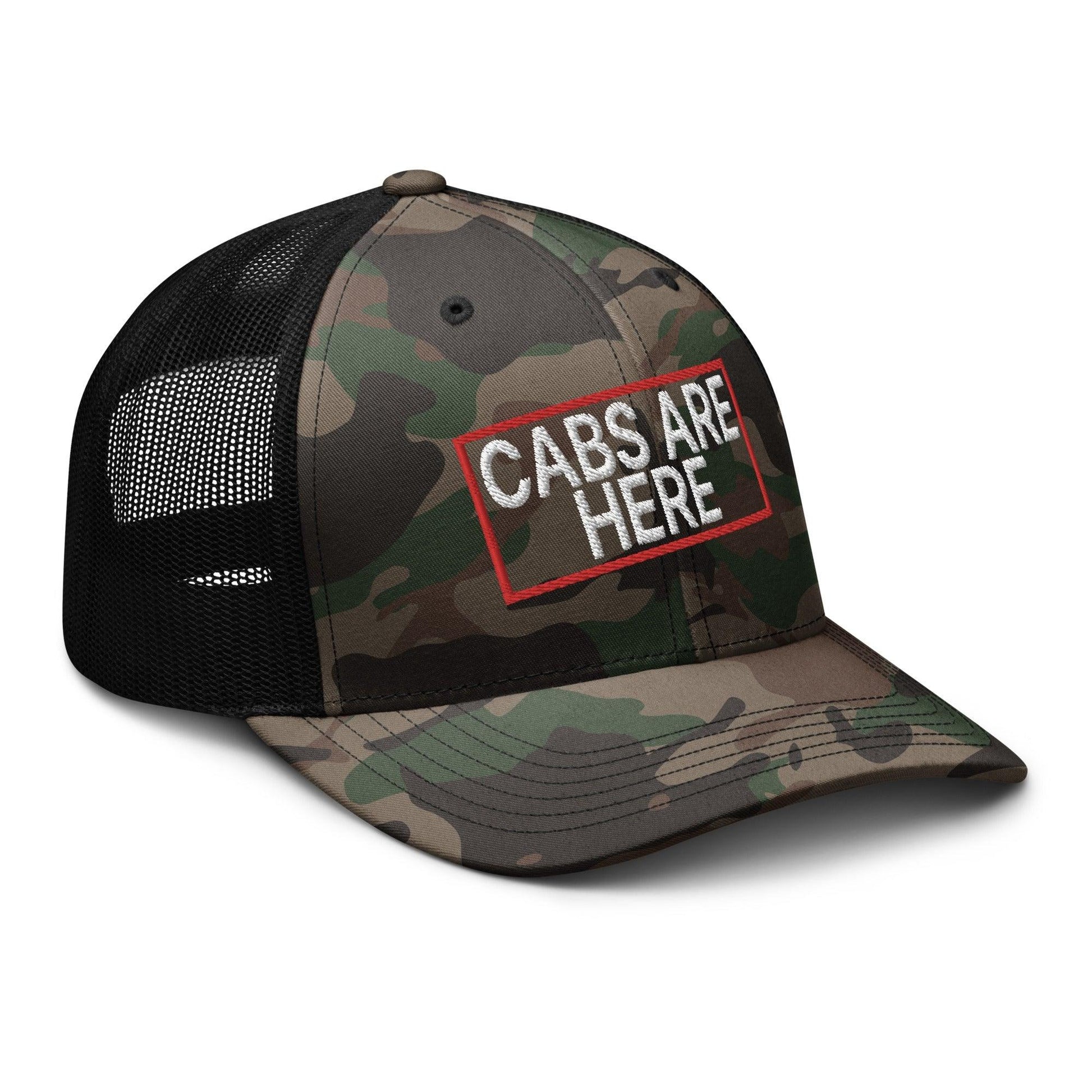Cabs Are Here Camo Trucker Hat