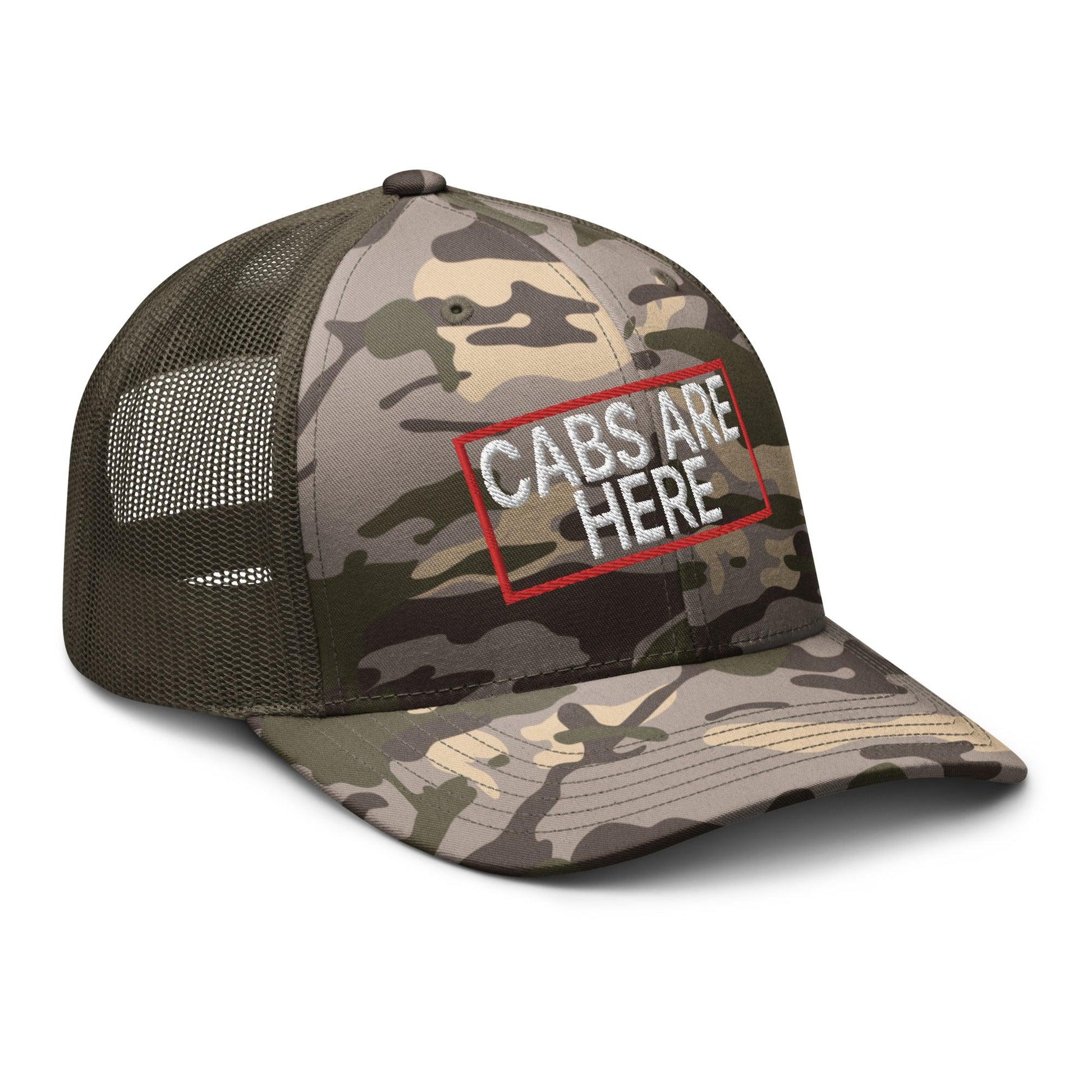 Cabs Are Here Camo Trucker Hat