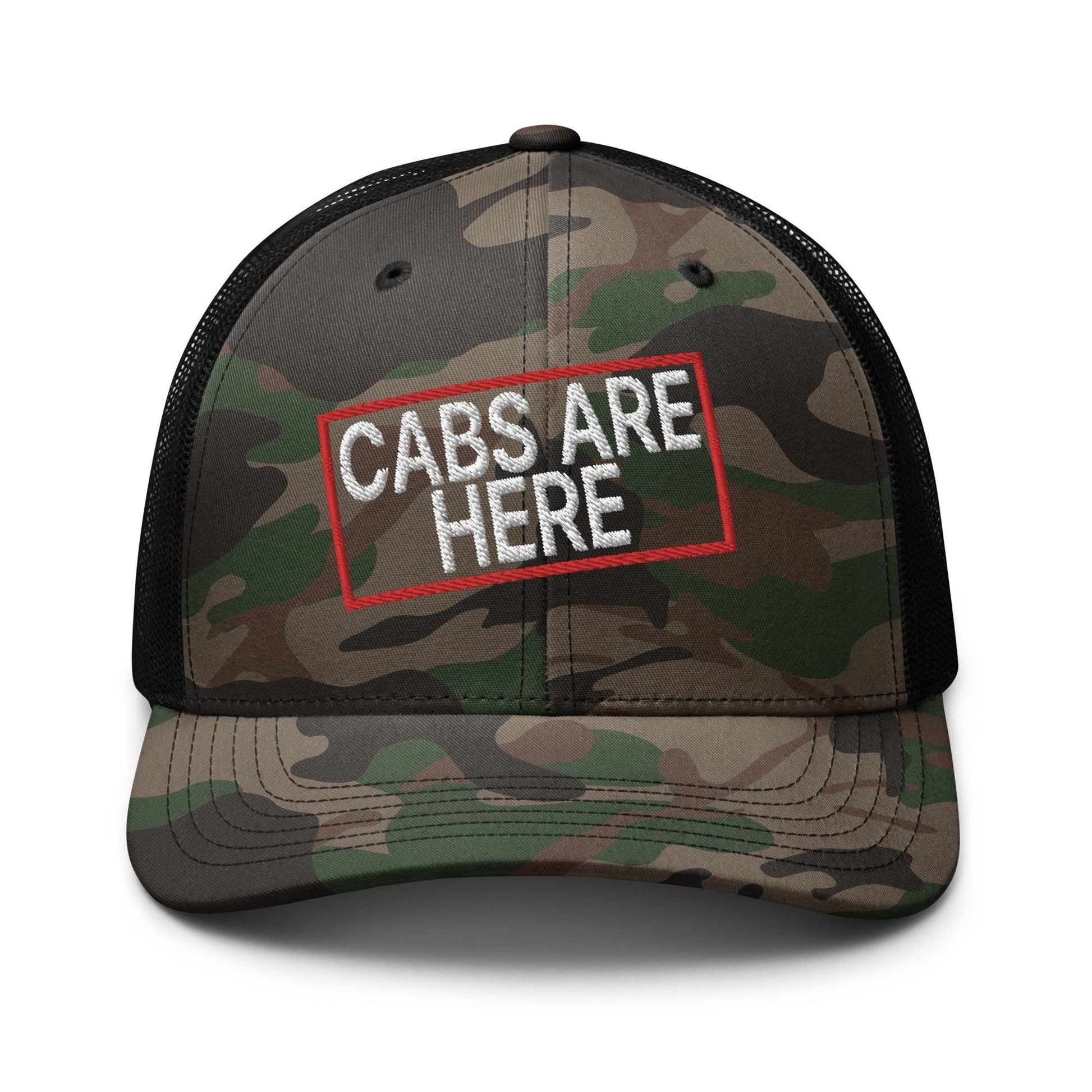 Cabs Are Here Camo Trucker Hat - Camo/Black