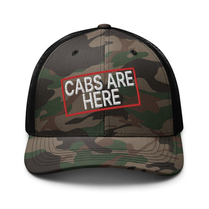 Cabs Are Here Camo Trucker Hat - Camo/Black