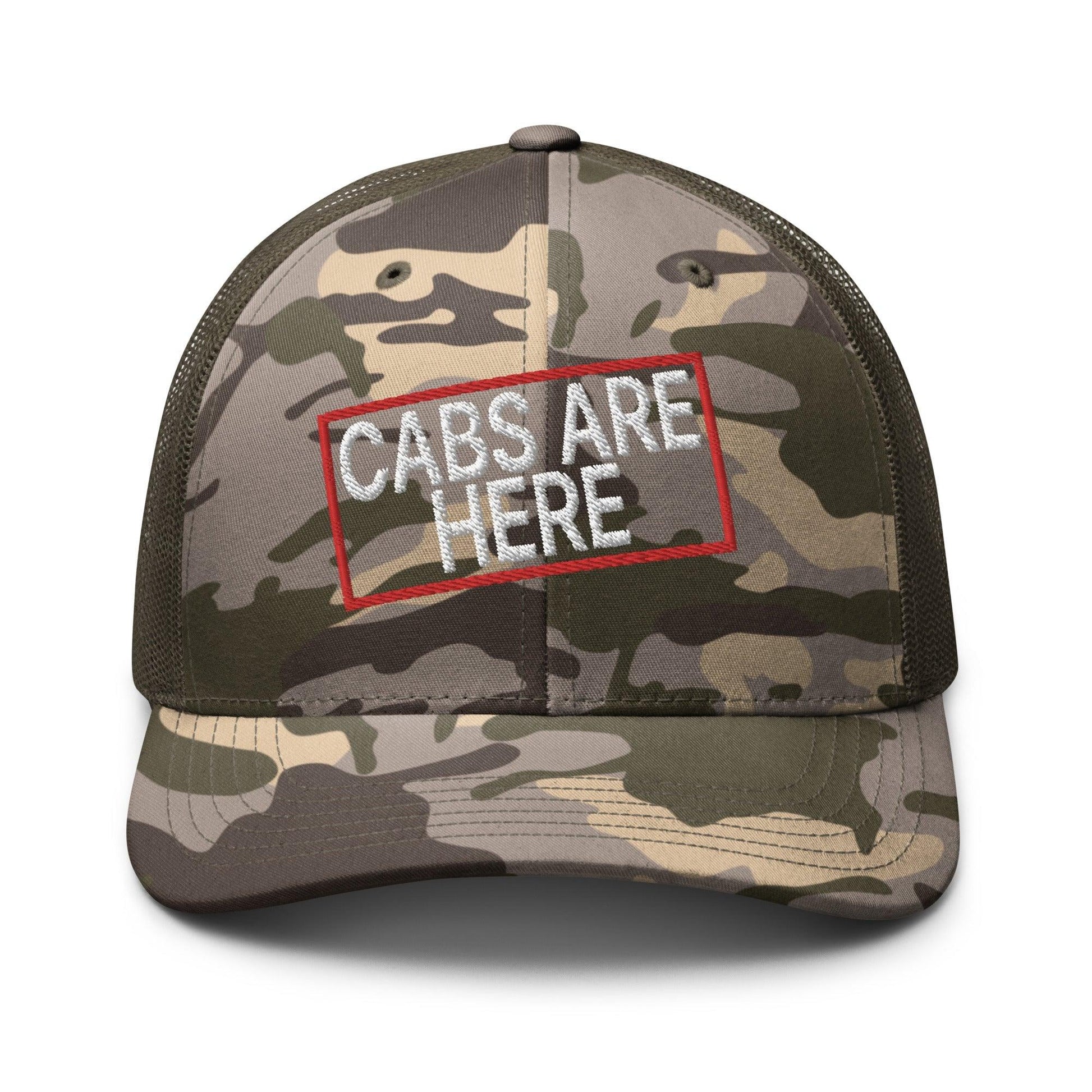 Cabs Are Here Camo Trucker Hat - Camo/Olive