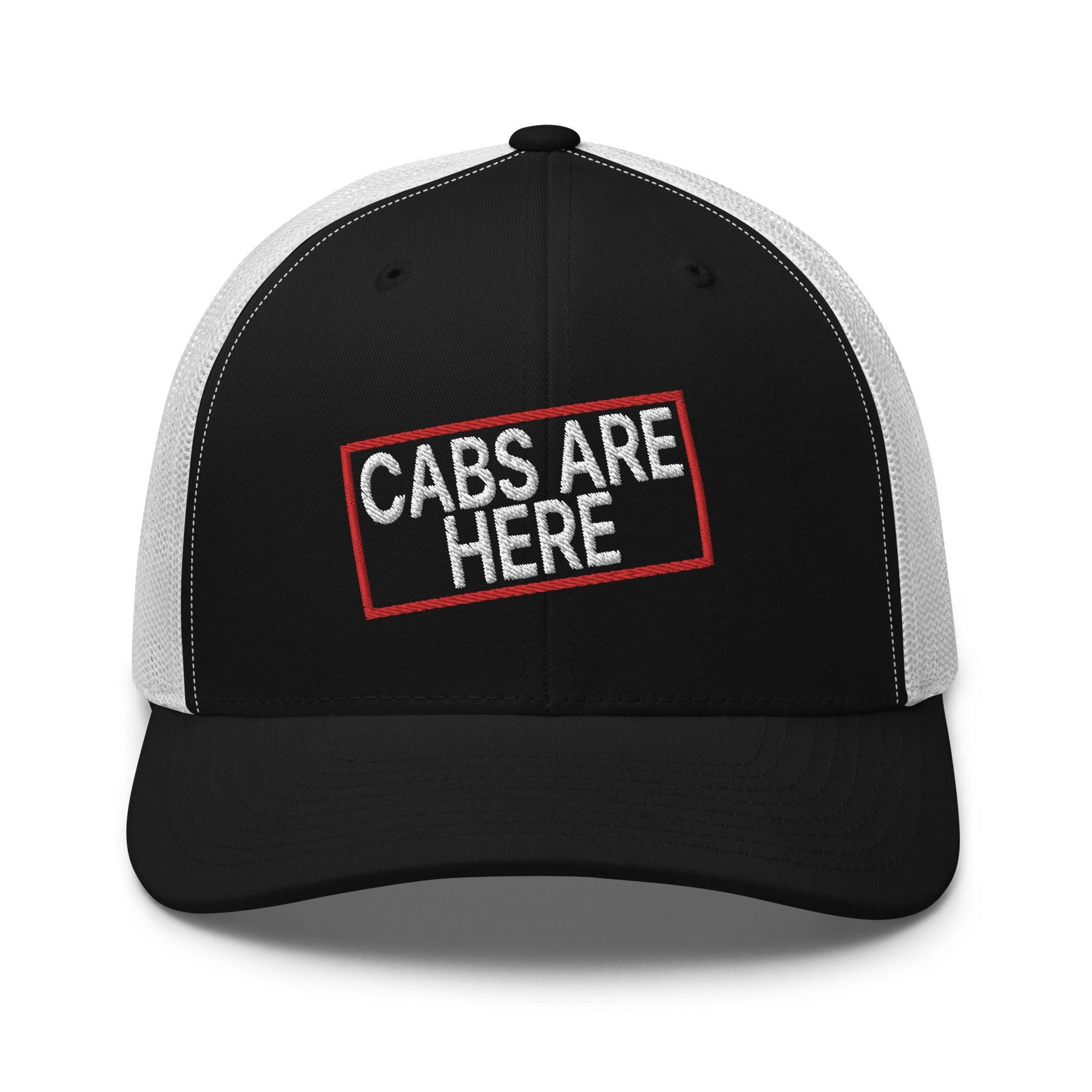 Cabs Are Here Retro Trucker Hat - Black/ White