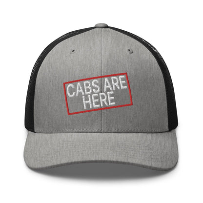 Cabs Are Here Retro Trucker Hat - Heather/ Black