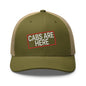 Cabs Are Here Retro Trucker Hat - Moss/ Khaki