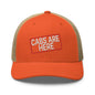 Cabs Are Here Retro Trucker Hat - Rustic Orange/ Khaki