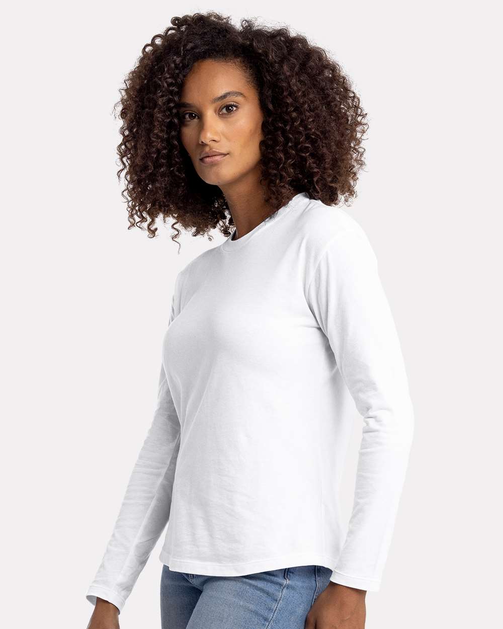 Next Level Women's Cotton Relaxed Long Sleeve T-Shirt 3911