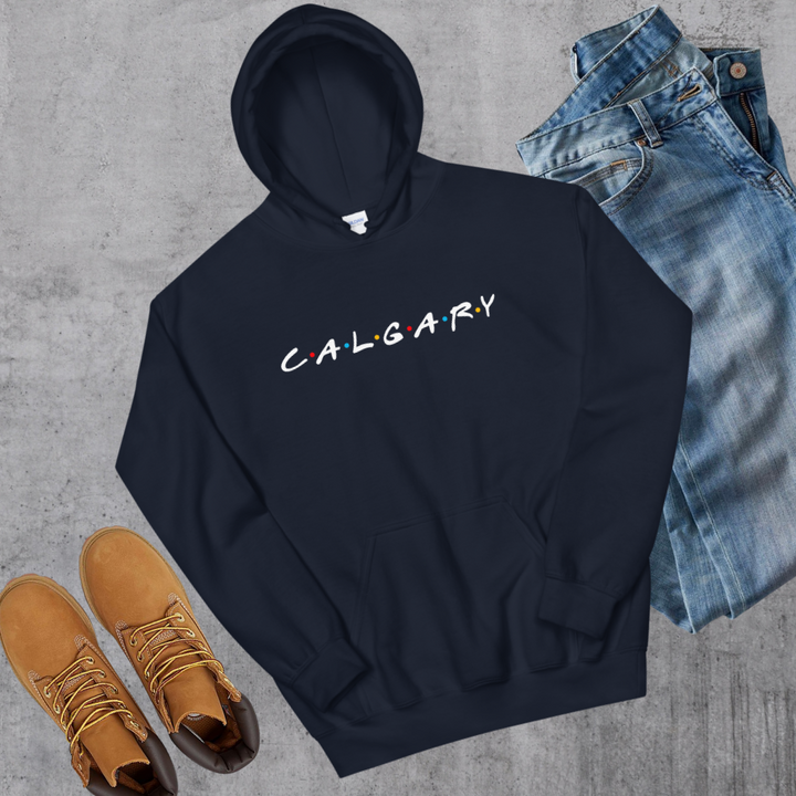 Calgary Friends Hoodie - Navy / S