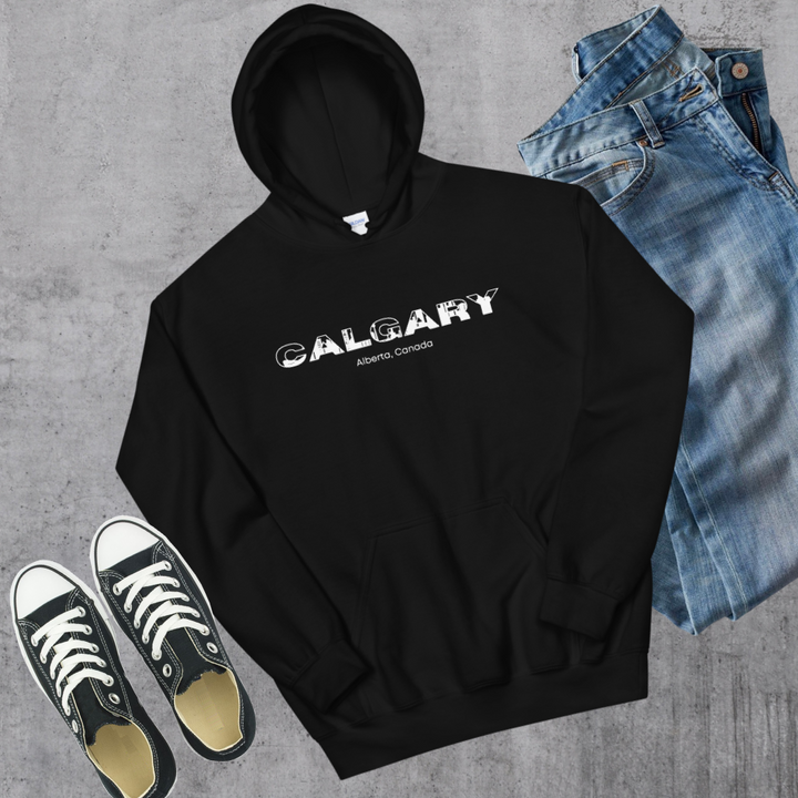 Calgary Landmarks Hoodie - Black / S