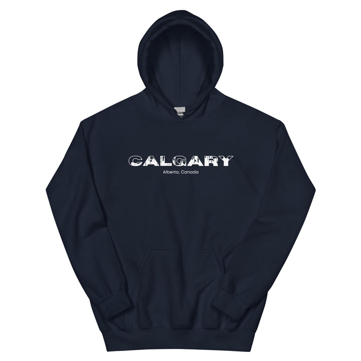 Calgary Landmarks Hoodie - Navy / S