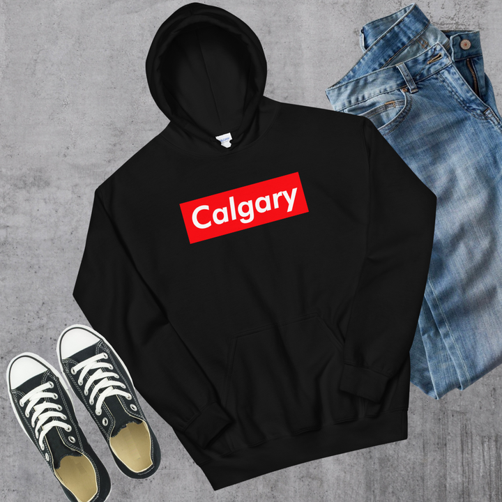 Calgary Supreme’d Hoodie - Black / S