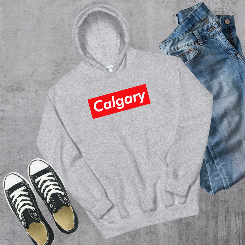 Calgary Supreme’d Hoodie - Sport Grey / S