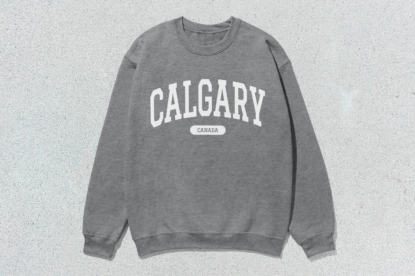 Calgary - Unisex Heavy Blend™ Crewneck Sweatshirt - athletic heather / Small - Sweatshirts & Hoodies