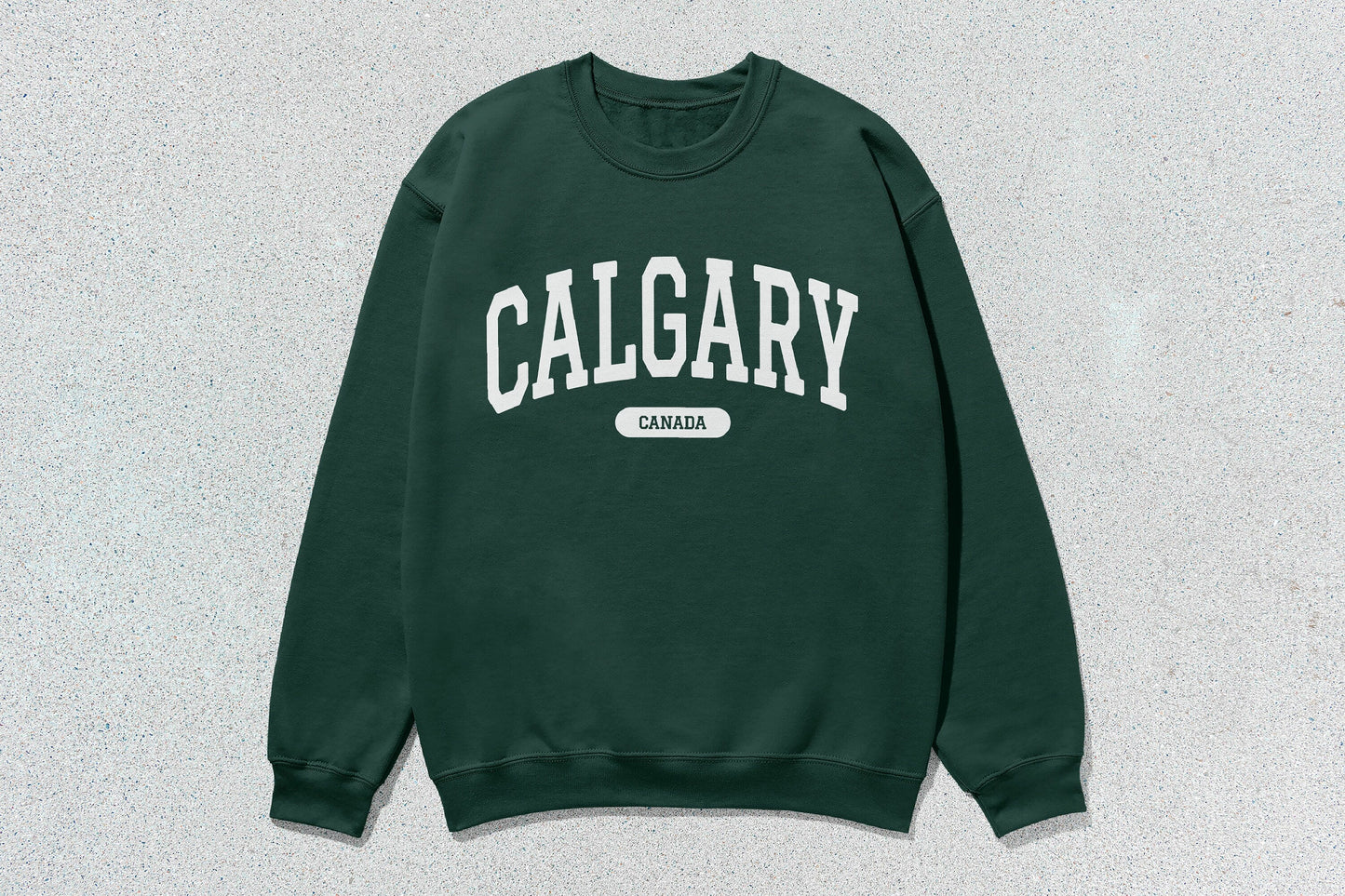 Calgary - Unisex Heavy Blend™ Crewneck Sweatshirt - Green / Small - Sweatshirts & Hoodies