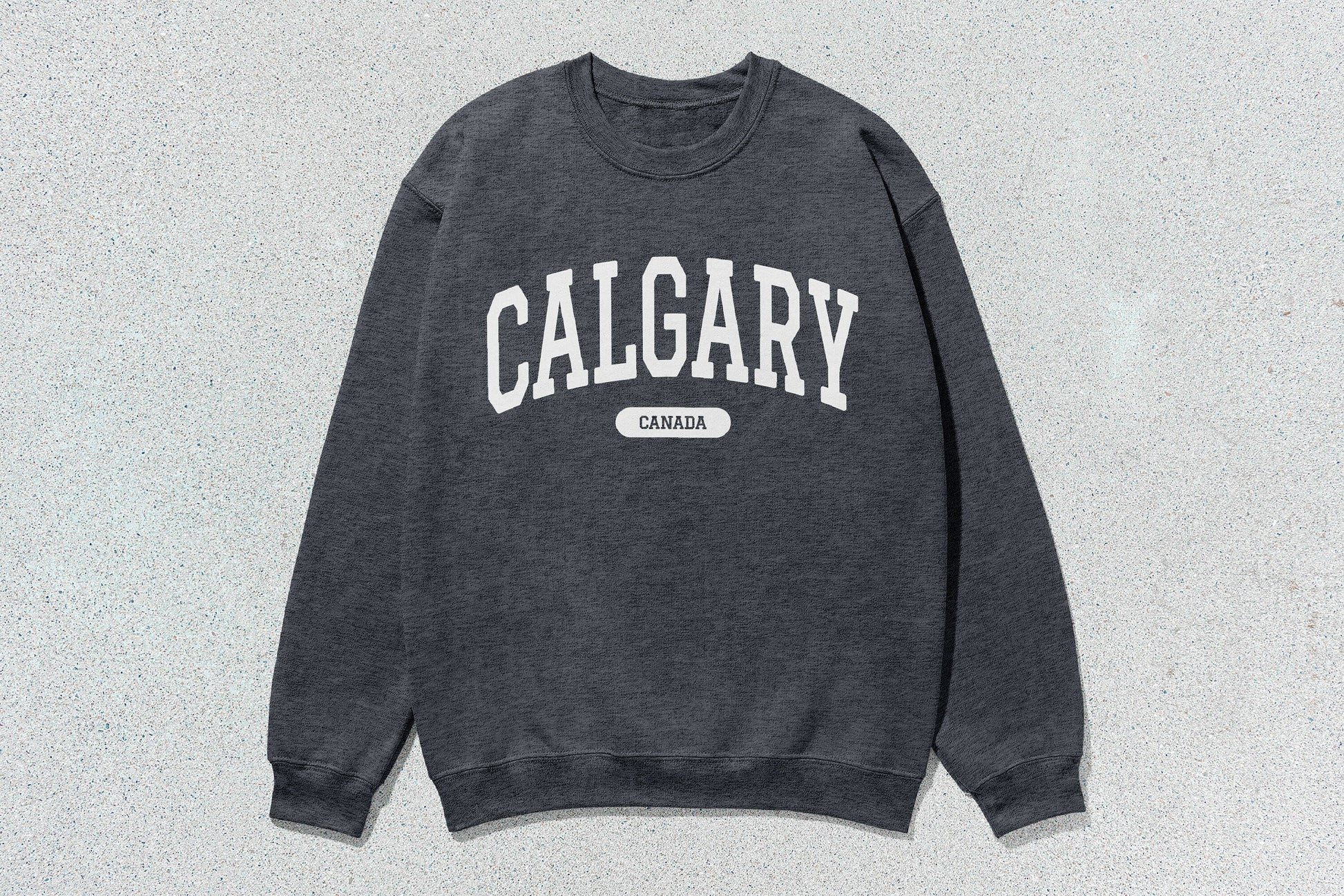 Calgary - Unisex Heavy Blend™ Crewneck Sweatshirt - Navy / Small - Sweatshirts & Hoodies