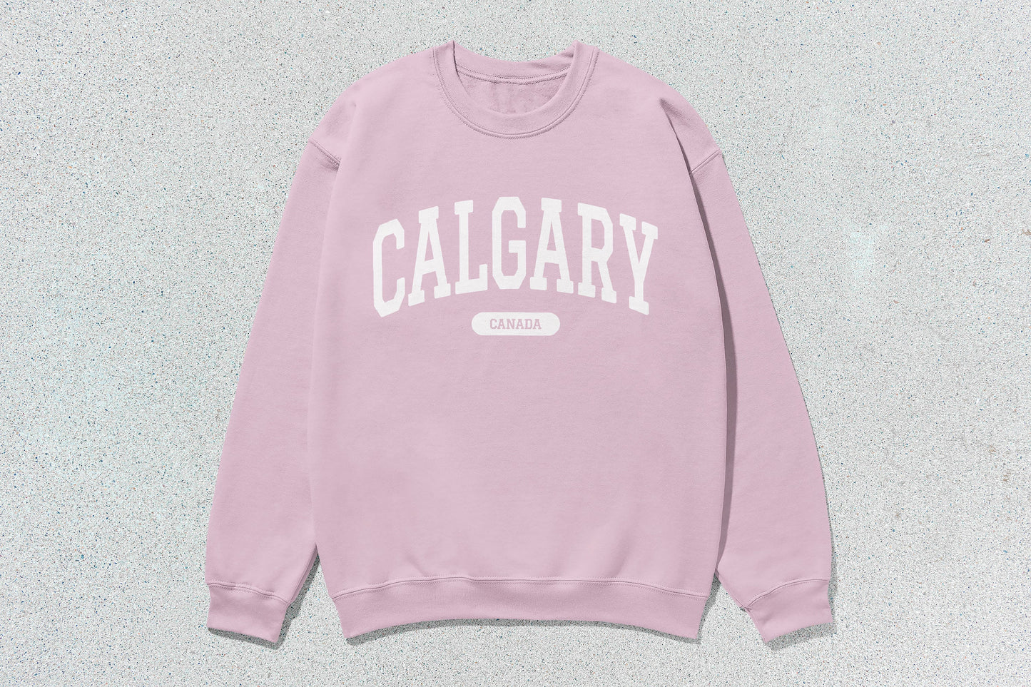 Calgary - Unisex Heavy Blend™ Crewneck Sweatshirt - Pink / Small - Sweatshirts & Hoodies
