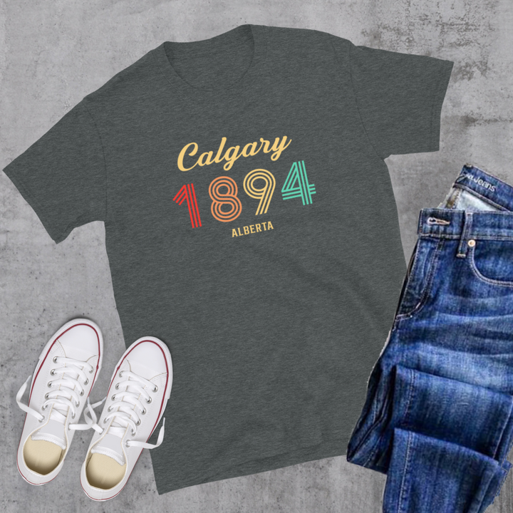 Calgary Vintage Tee - Dark Heather / S