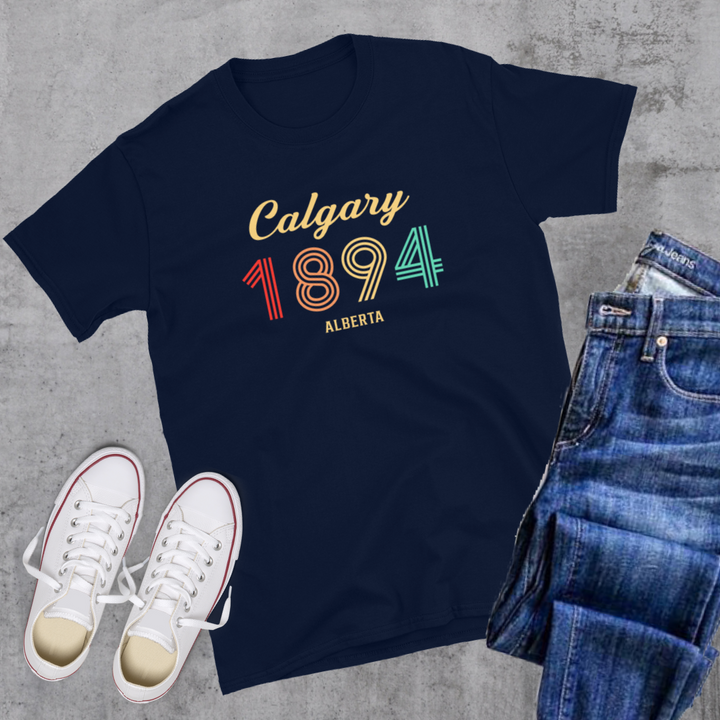 Calgary Vintage Tee - Navy / S