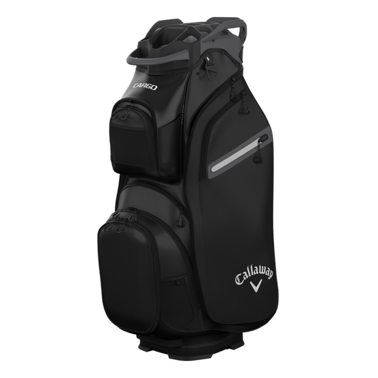 Callaway Cargo Cart Bag – Maximum Storage & Functionality - Black - golf cart bags