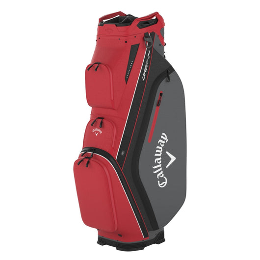 Callaway Cargo Cart Bag – Maximum Storage & Functionality - Red - golf cart bags