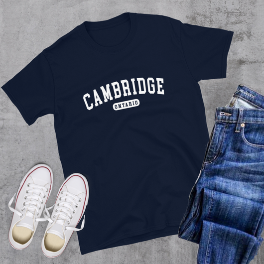 Cambridge ON College Tee - Navy / S