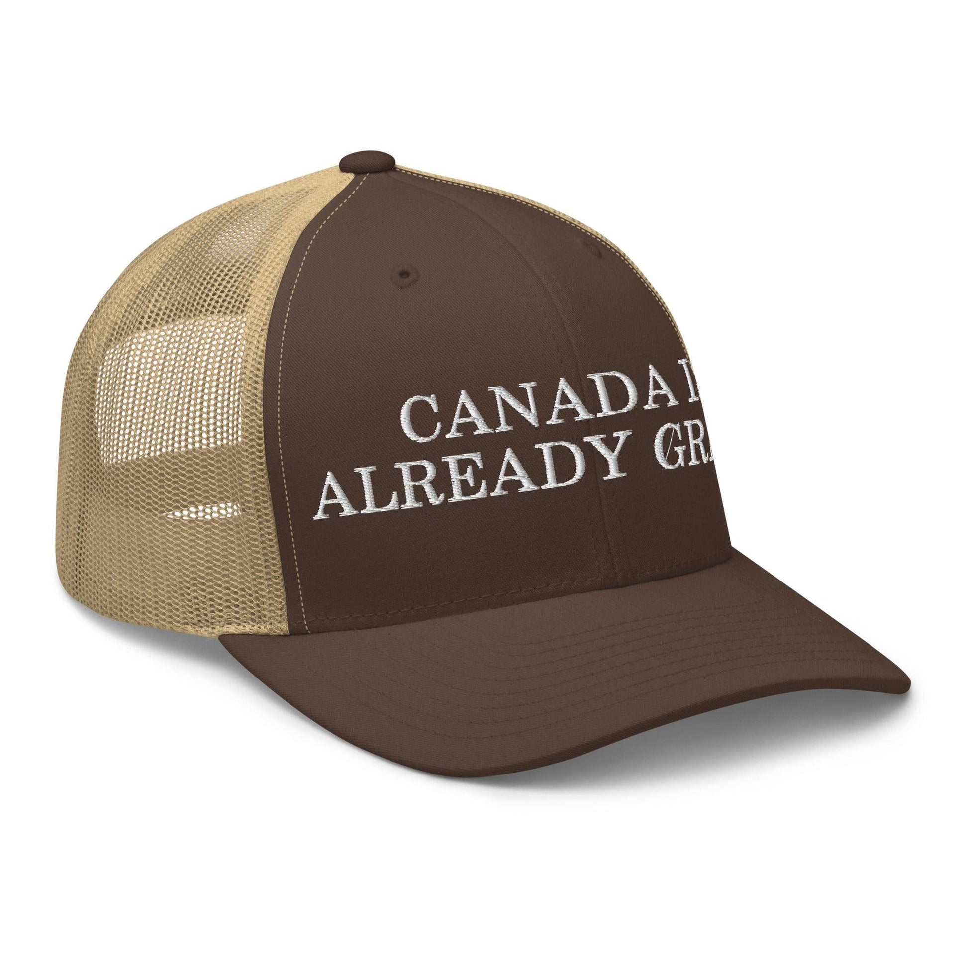 Canada is Already Great Embroidered Mesh Trucker Hat