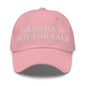 Canada is not for Sale Embroidered Dad Hat - Pink - Headwear
