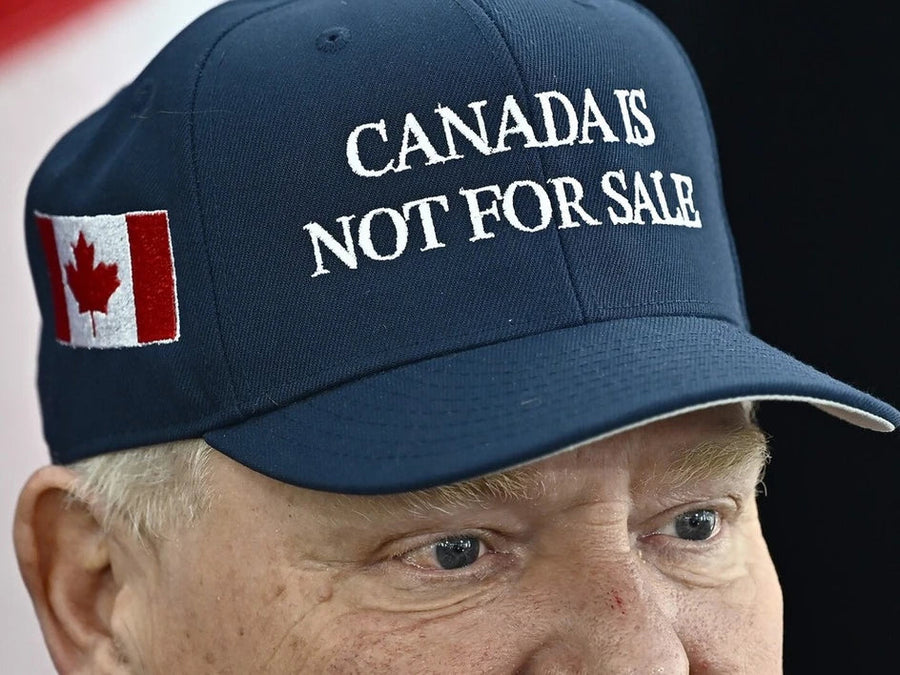 Canada is Not For Sale Hat - Navy Blue - Hats
