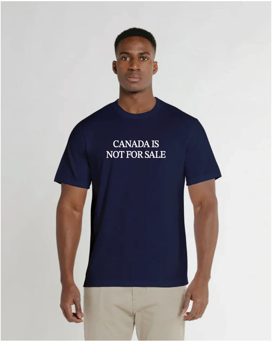 Canada is Not For Sale T-Shirt - Navy / Small - T-Shirt