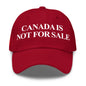 Canada is Not For Sale Cap - charcoal - Hats