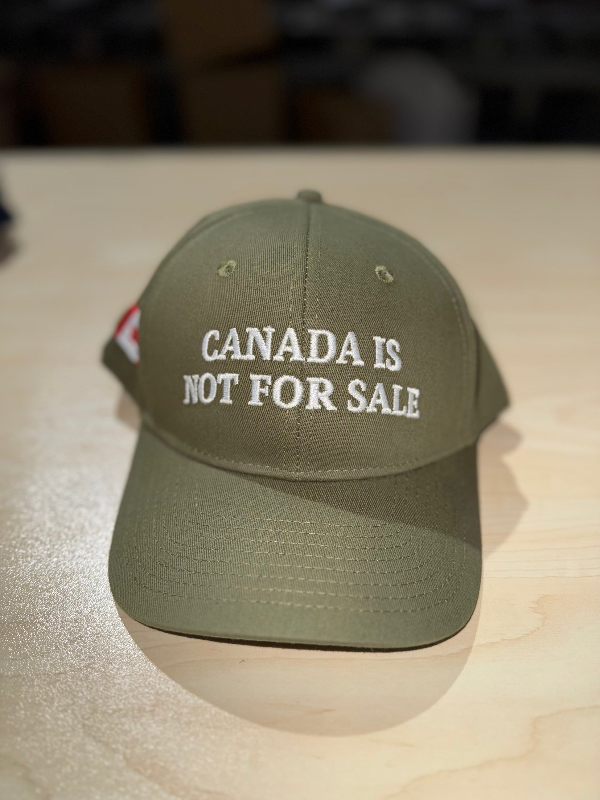 Canada is Not For Sale Cap - Military Green - Hats