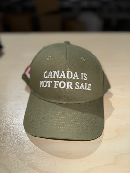 Canada is Not For Sale Cap - Military Green - Hats