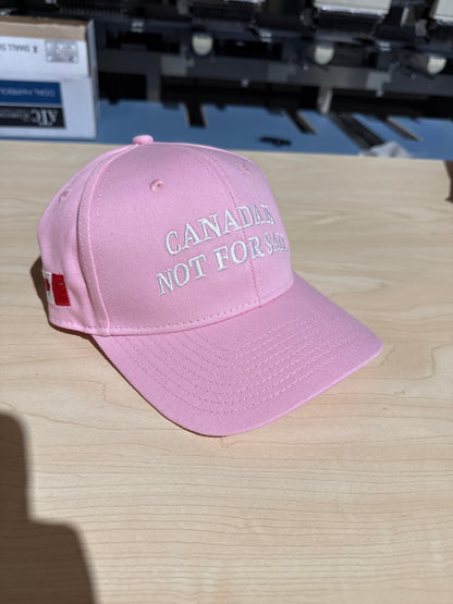 Canada is Not For Sale Cap - Pink - Hats