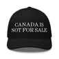 Canada is not for Sale Embroidered Mesh Trucker Hat - Black - Headwear