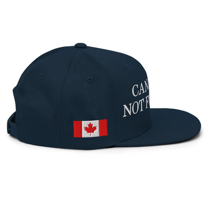 Canada is not for Sale Flag 1867 Embroidered Flat Brim Bill Snapback Hat - Headwear