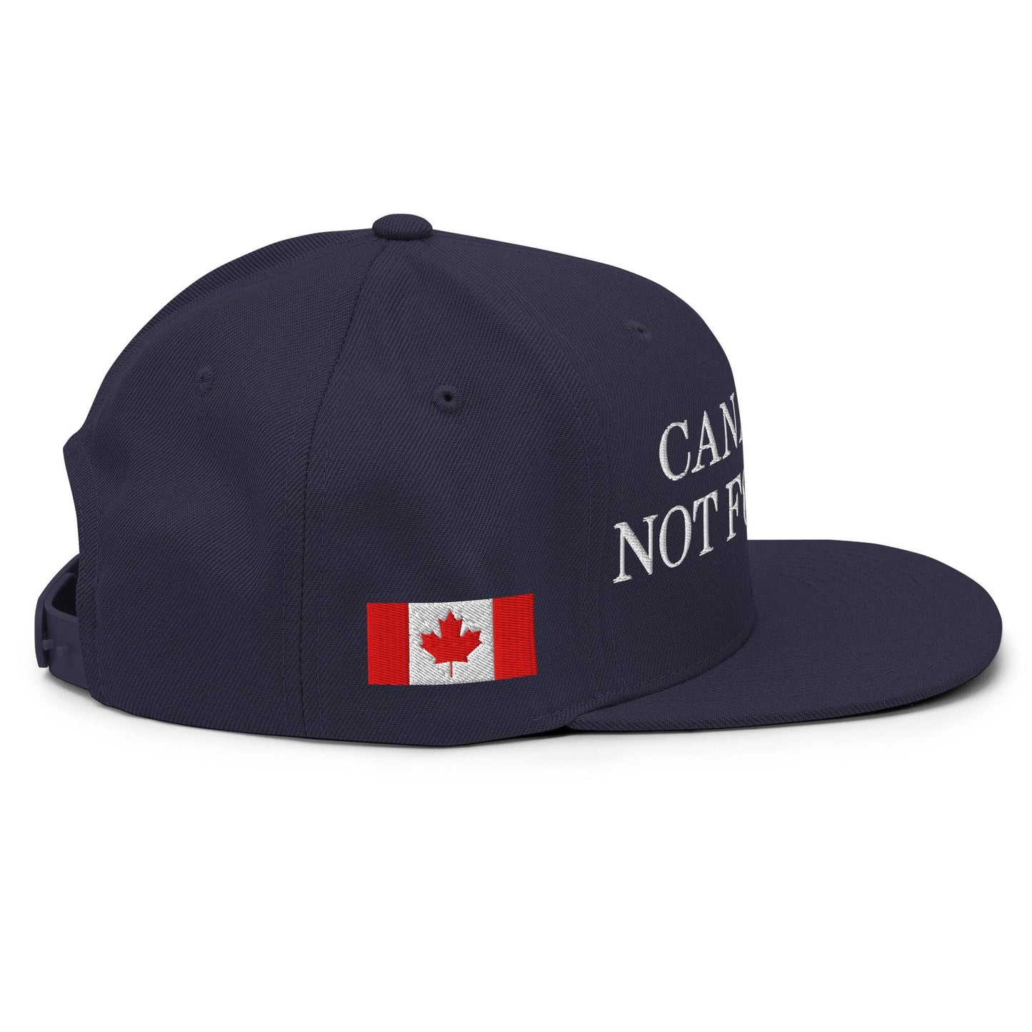 Canada is not for Sale Flag 1867 Embroidered Flat Brim Bill Snapback Hat - Headwear