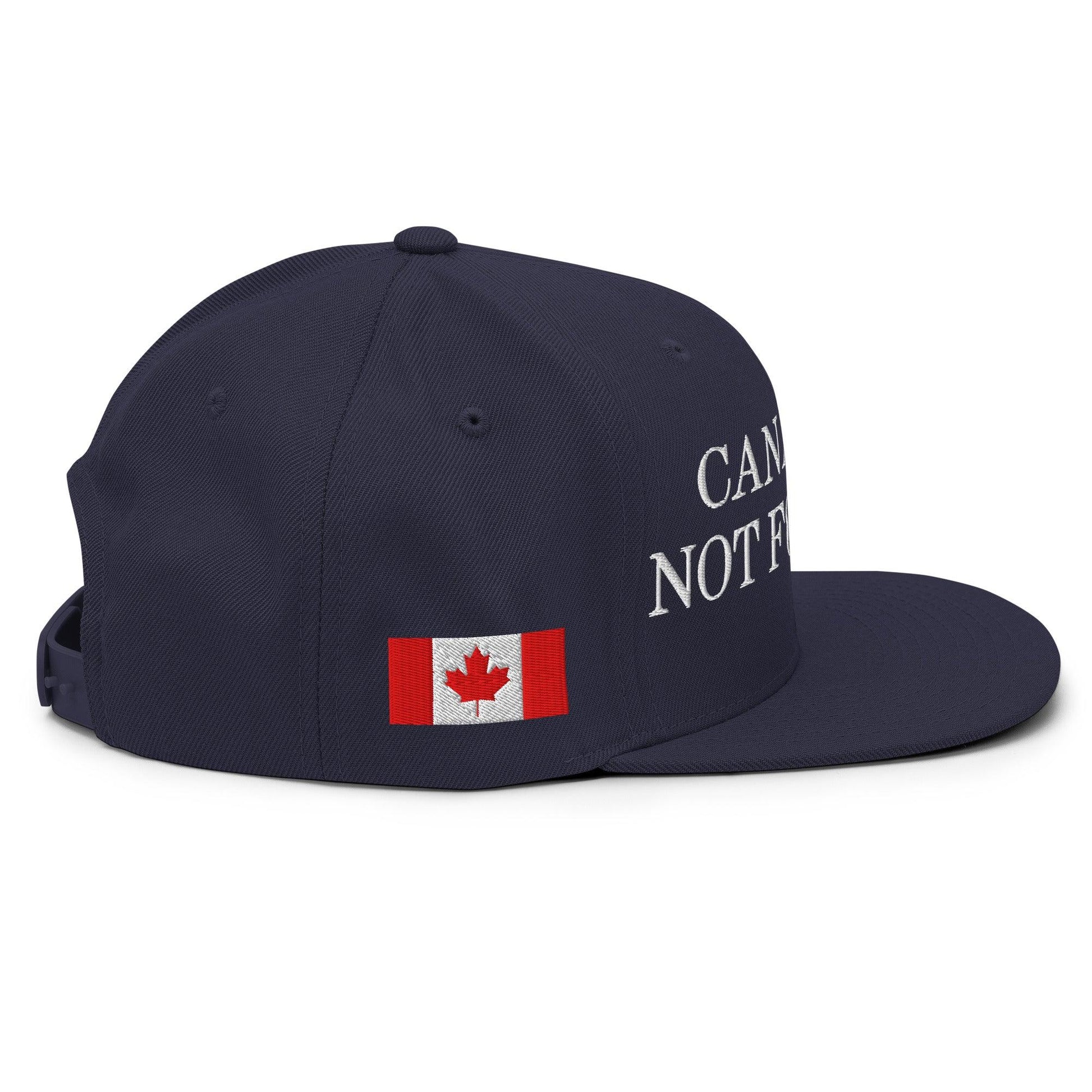 Canada is not for Sale Flag 1867 Embroidered Flat Brim Bill Snapback Hat - Headwear