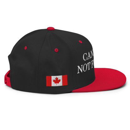 Canada is not for Sale Flag 1867 Embroidered Flat Brim Bill Snapback Hat - Headwear